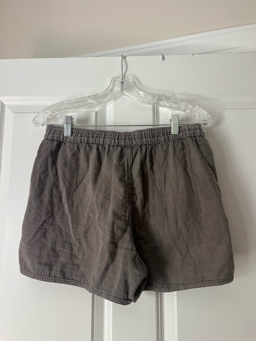 Womens Rowan Casual Gray Shorts - Picture 2 of 3